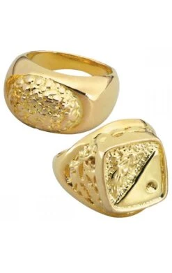 Smiffys Gold Ring Accessory