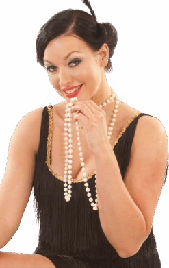 Smiffys 1920s Flapper Beads Necklace Accessory