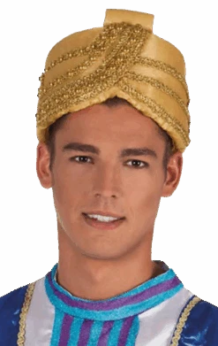 Boland Adults Gold Turban Accessory