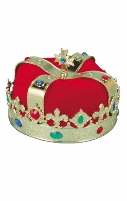 Jewelled Fabric Queens Crown