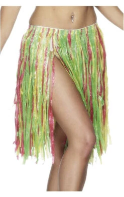 Smiffys Multi Coloured 56cm Hula Skirt