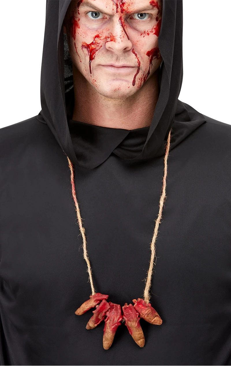 Smiffys Severed Finger Halloween Necklace 1 Smiffys Severed Finger Halloween Necklace