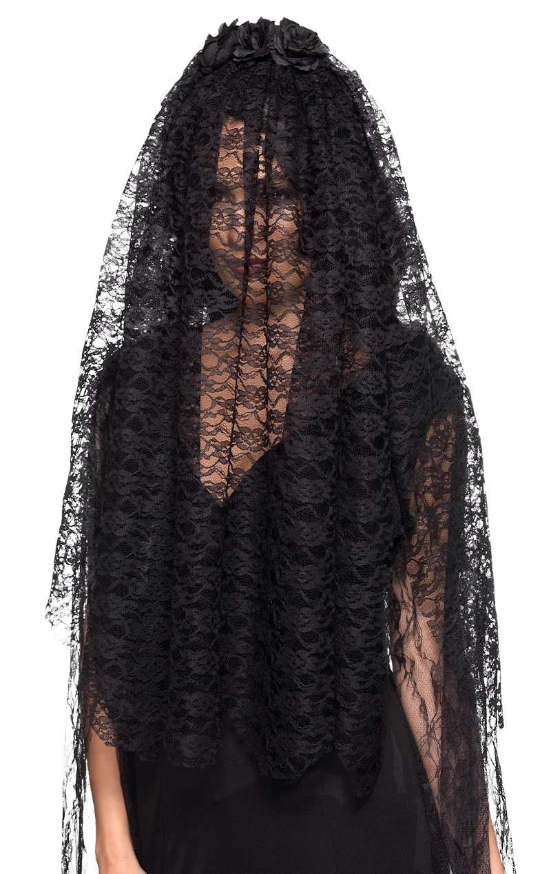 Smiffys Gothic Black Veil 1 Smiffys Gothic Black Veil