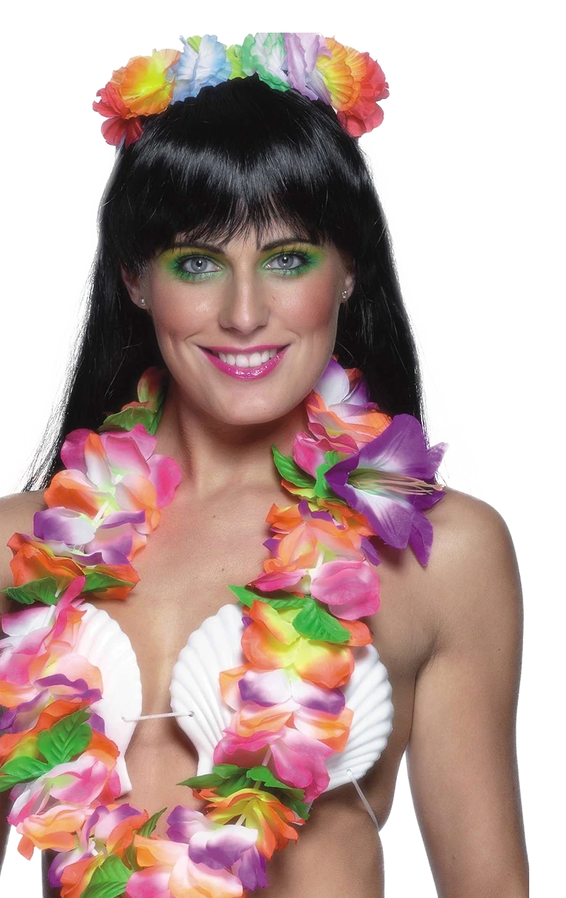 Smiffys Large Hawaiian Garland Accessory 1 Smiffys Large Hawaiian Garland Accessory