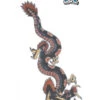 GENERIC Tinsley Transfers Temporary Dragon Tattoo -Smiffys Sale Store 00001624p