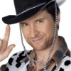 Smiffys Cowboy Black Hat Accessory
