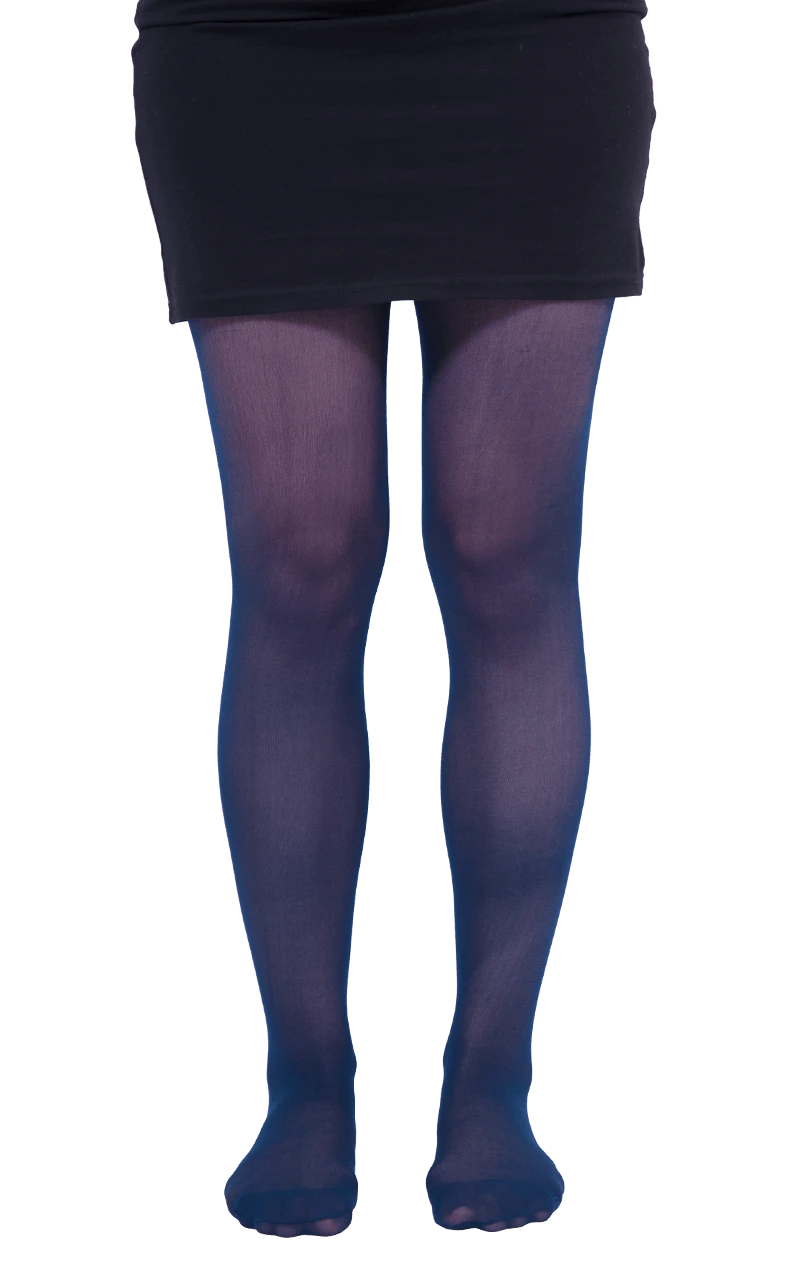 Adult Blue Translucent Tights 1 Adult Blue Translucent Tights