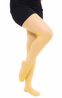Adult Yellow Translucent Tights