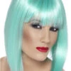 Smiffys Neon Aqua Glam Wig -Smiffys Sale Store 00005064p