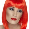 Smiffys Bright Red Bob Wig