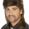 Smiffys Jason Mullet Brown Wig 2 Smiffys Jason Mullet Brown Wig -Smiffys Sale Store 00005095p