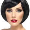 Smiffys Short Black Bob Wig 3 Smiffys Short Black Bob Wig -Smiffys Sale Store 00005119p