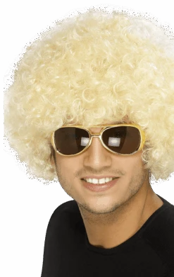Smiffys Blonde Afro Wig