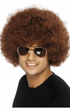 Smiffys Funky Brown Afro Wig
