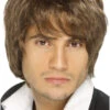 Smiffys Short Brown Boy Band Wig 3 Smiffys Short Brown Boy Band Wig -Smiffys Sale Store 00005276p