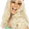 Smiffys Groovy Blonde Wig -Smiffys Sale Store 00005905p