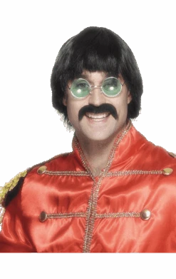Smiffys 70s Black Wig Accessory