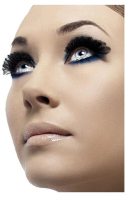 Smiffys Feather Small Black Eyelashes