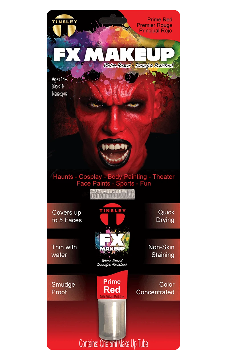Prime Red FX Face Paint 1 Prime Red FX Face Paint