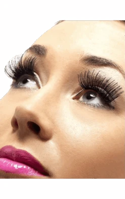 Smiffys Metallic Black Eyelashes
