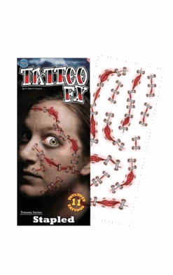 Stapled Trauma Tattoo Accessory