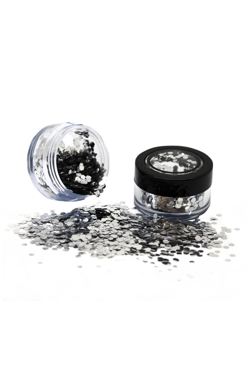 Silver Bio Chunky Glitter 1 Silver Bio Chunky Glitter