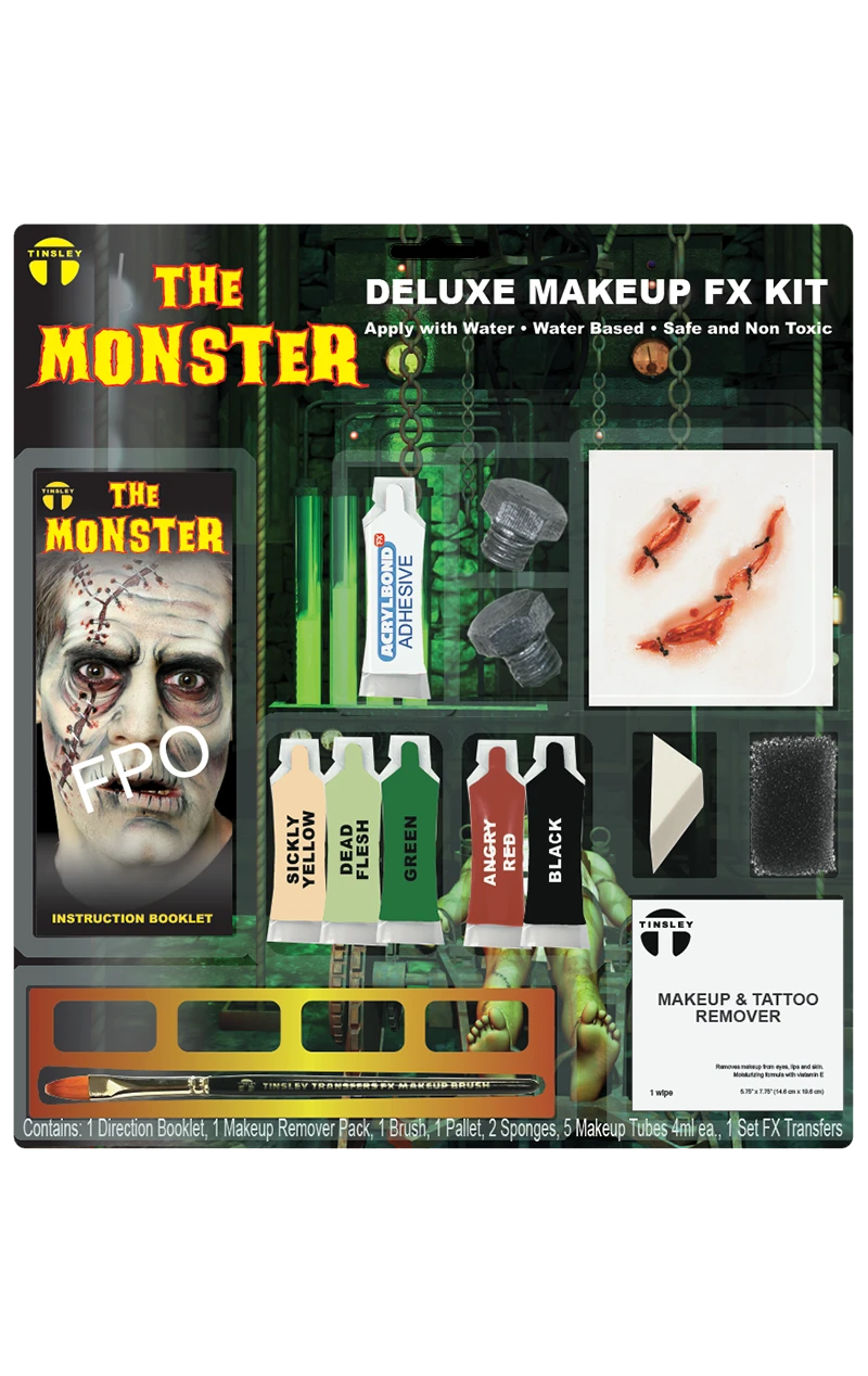 Frankenstein 3D FX Makeup Kit 1 Frankenstein 3D FX Makeup Kit