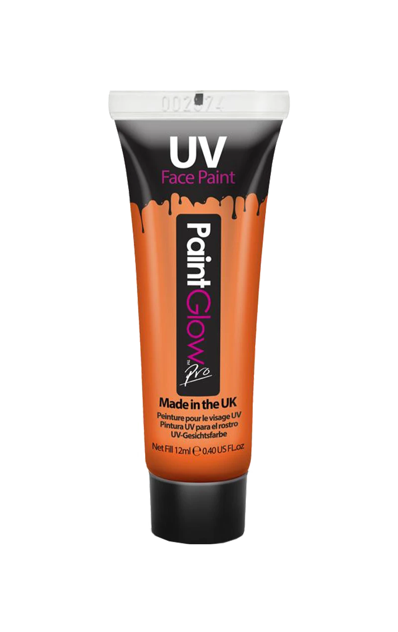 Orange UV Body & Face Paint 1 Orange UV Body & Face Paint