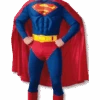 Mens Classic Muscle Superman Costume -Smiffys Sale Store 00009120p