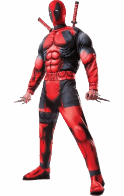 Mens Classic Marvel Deadpool Costume