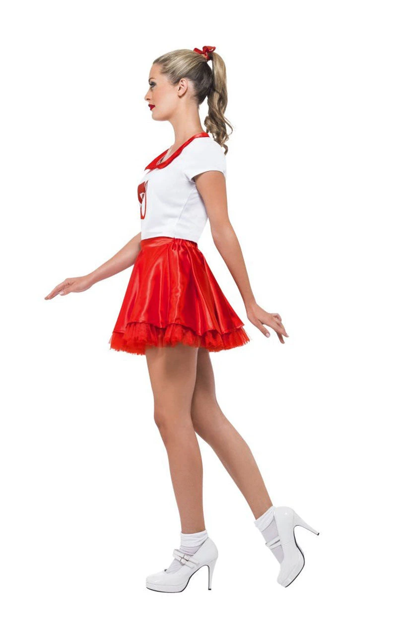 Smiffys Womens Grease Sandy Cheerleader Costume 2 Smiffys Womens Grease Sandy Cheerleader Costume - Image 2