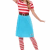 Smiffys Adult Where's Wally? Wenda Dress Costume