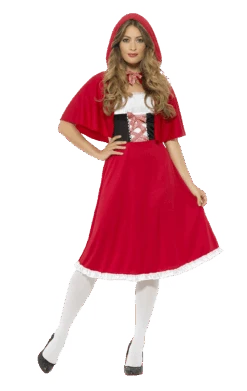 Smiffys Adult Red Riding Hood Fairytale Costume
