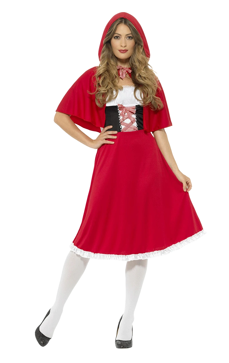 Smiffys Adult Red Riding Hood Fairytale Costume 1 Smiffys Adult Red Riding Hood Fairytale Costume