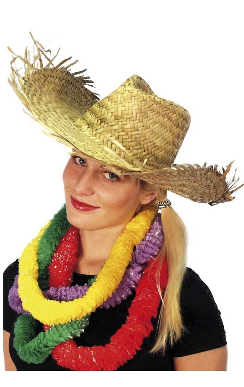 Smiffys Hawaiian Straw Hat 1 Smiffys Hawaiian Straw Hat