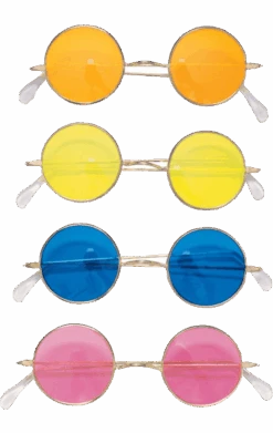 Smiffys Round Hippie Sunglasses