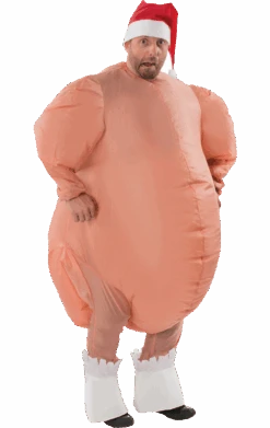 Adult Inflatable Xmas Turkey Costume