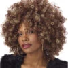 Foxy Fro Brown Afro Wig 7 Foxy Fro Brown Afro Wig -Smiffys Sale Store 00010926p