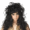 70s Wild Black Wig