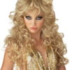 Long Curly Blonde Wig
