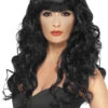 Smiffys Curly Black Wig -Smiffys Sale Store 00011304p