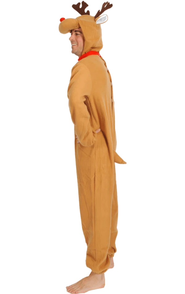 Adult Red Nosed Reindeer Costume 2 Adult Red Nosed Reindeer Costume - Image 2