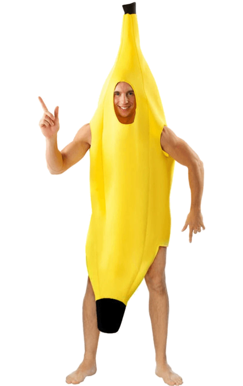 Adult Novelty Banana Costume 1 Adult Novelty Banana Costume