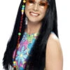 Smiffys Hippie Braided Black Wig