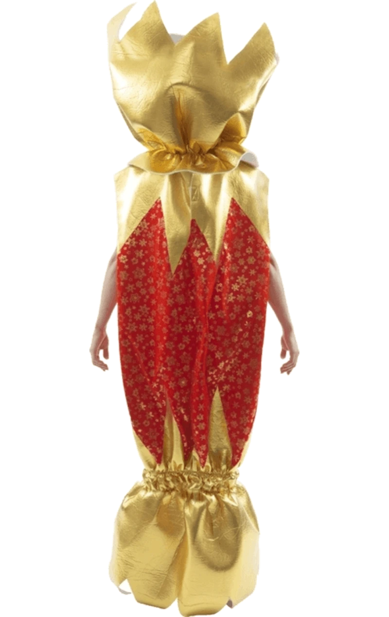 Adult Red Christmas Cracker Costume 3 Adult Red Christmas Cracker Costume - Image 3