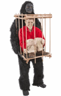 Adult Gorilla Cage Capture Costume
