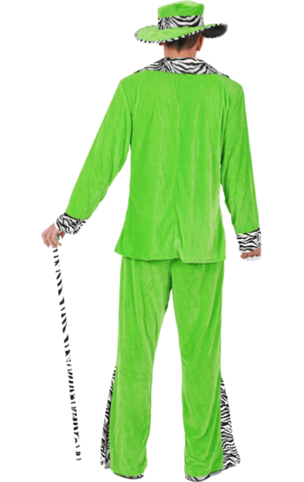 Adult Green Pimp Costume 3 Adult Green Pimp Costume - Image 3