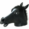 Funny Black Horse Facepiece
