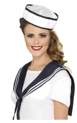 Smiffys Sailor Hat And Collar Set