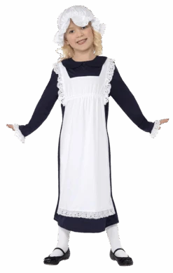 Smiffys Kids Victorian Maid Costume
